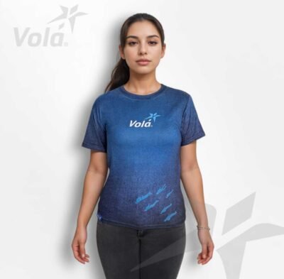 T-Shirt Skydive Icon Blue Woman