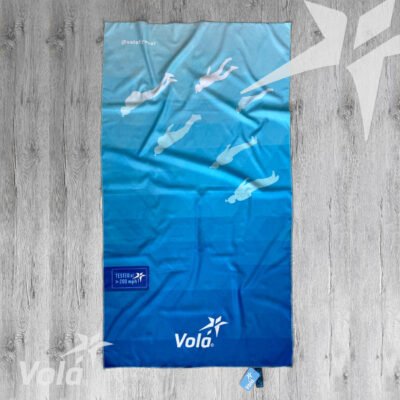 TOWEL MICROFIBER VOLA  BLUE DEGRAD T-L