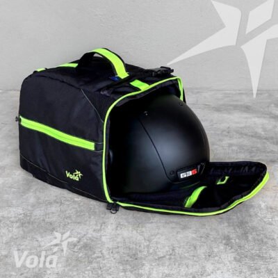 HELMET CASES BLACK/LEMON GREEN VOLA