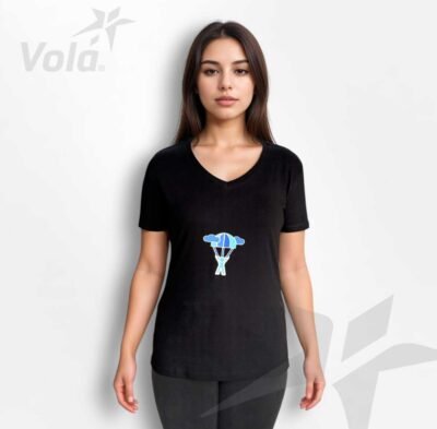 T-Shirt Vola Parachute Black Women