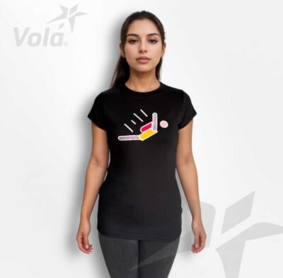 T-Shirt Free Fall Icon Black Women